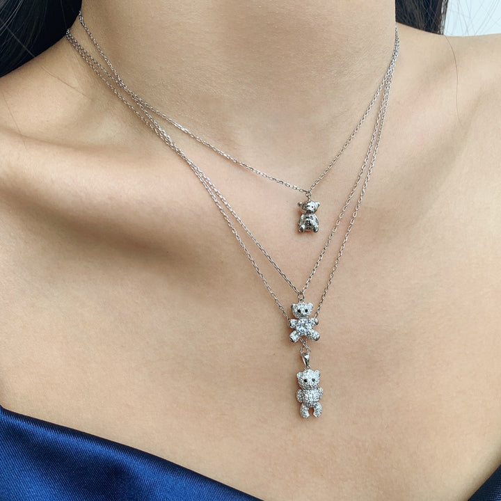 PETITE BEAR Necklace S925 Sterling Silver