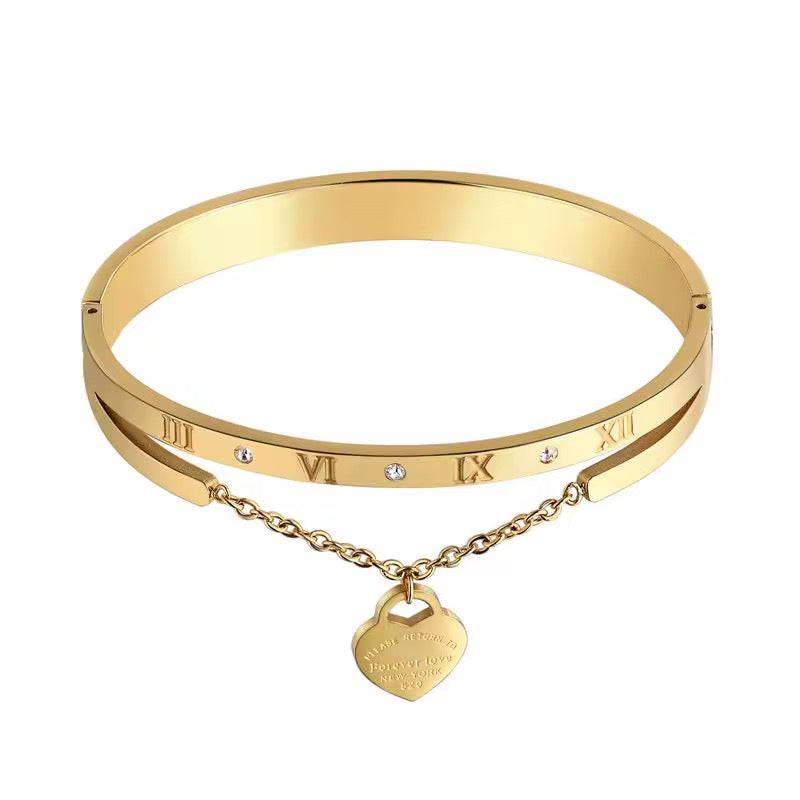 LOVE Bangle Bracelet (Silver or Gold)