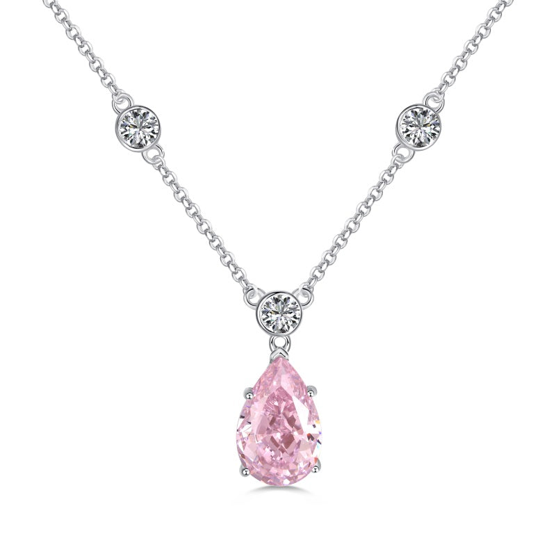 PINK TEAR-DROP Necklace