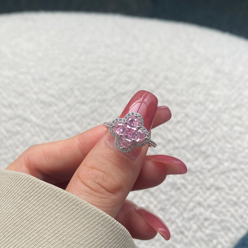 (PINK) EUPHORIA CLOVER Ring