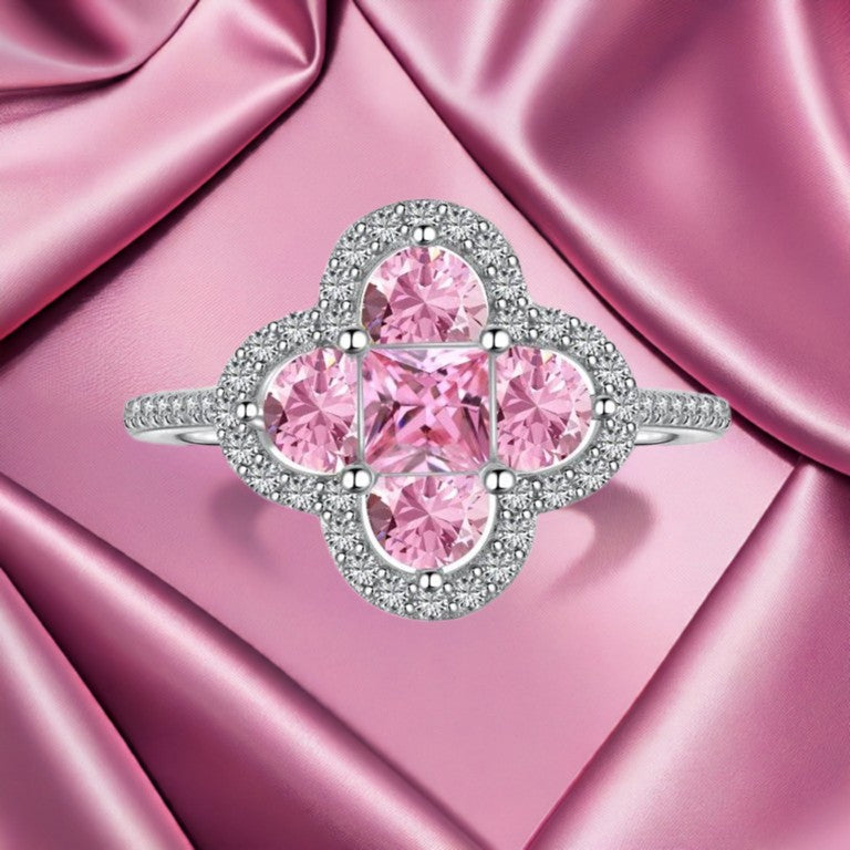 (PINK) EUPHORIA CLOVER Ring