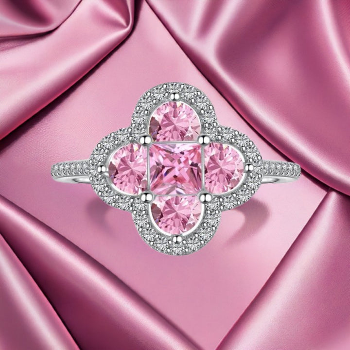 (PINK) EUPHORIA CLOVER Ring