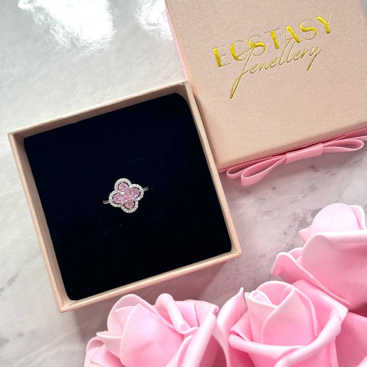 (PINK) EUPHORIA CLOVER Ring