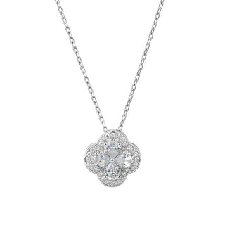 DIAMOND CLOVER Necklace Sterling Silver