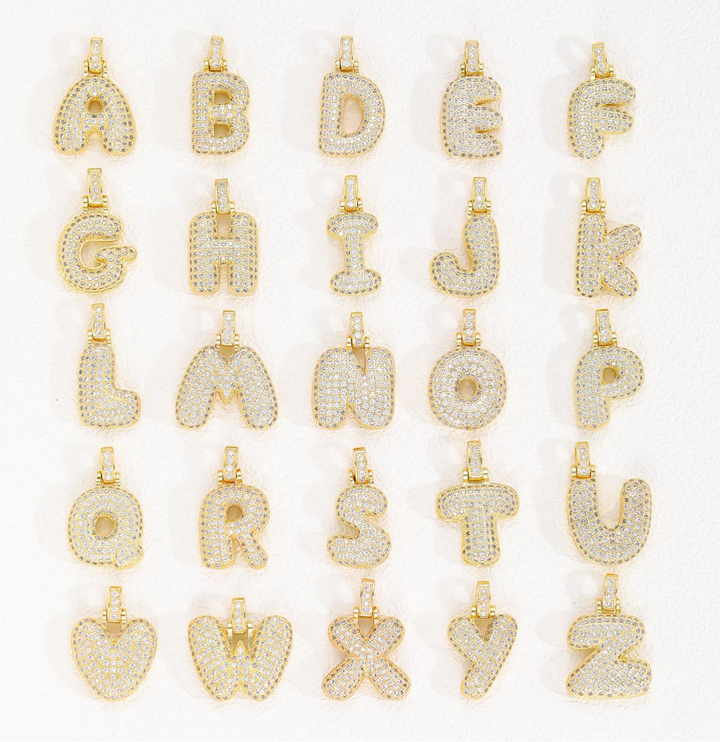 BUBBLE INITIALS Necklace