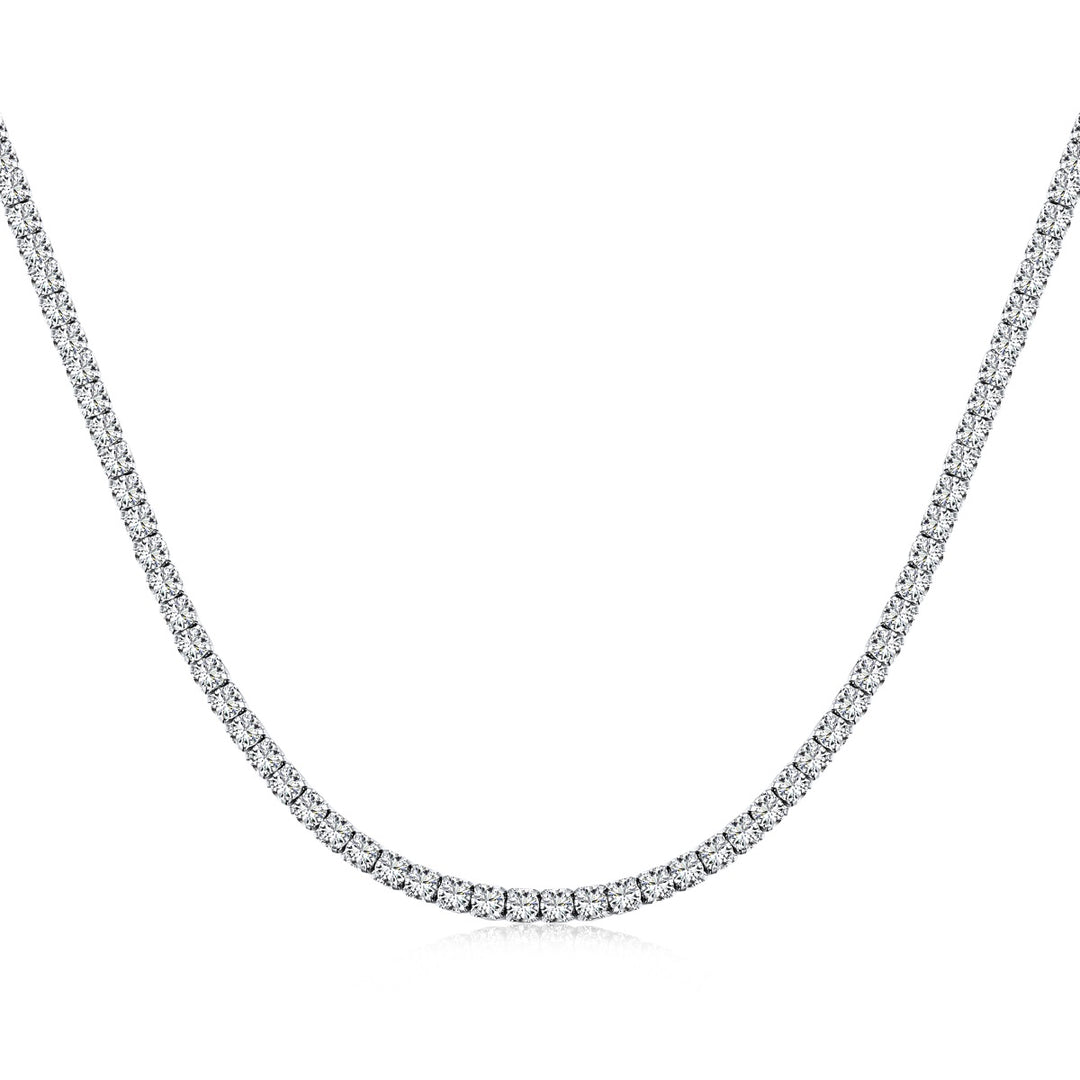 DIAMOND TENNIS Necklace S925 Sterling Silver