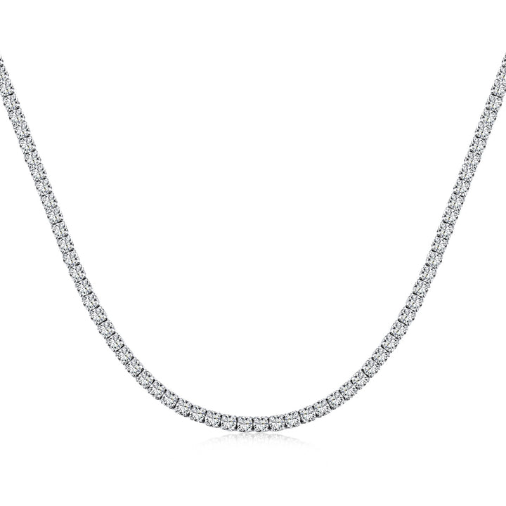 DIAMOND TENNIS Necklace S925 Sterling Silver