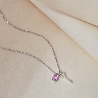 (SILVER) KEY TO MY HEART Necklace S925 Sterling Silver