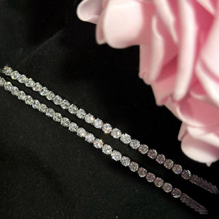DIAMOND TENNIS Necklace S925 Sterling Silver