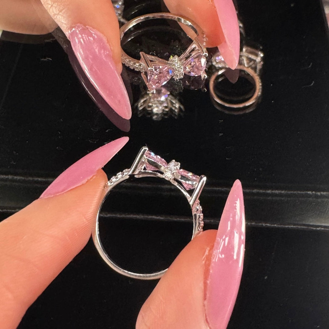 PINK BOW Ring