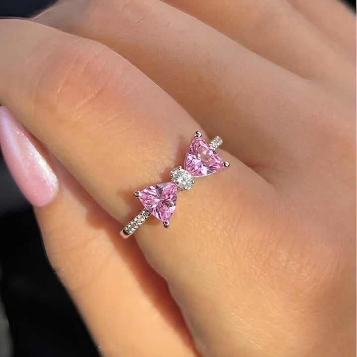 PINK BOW Ring