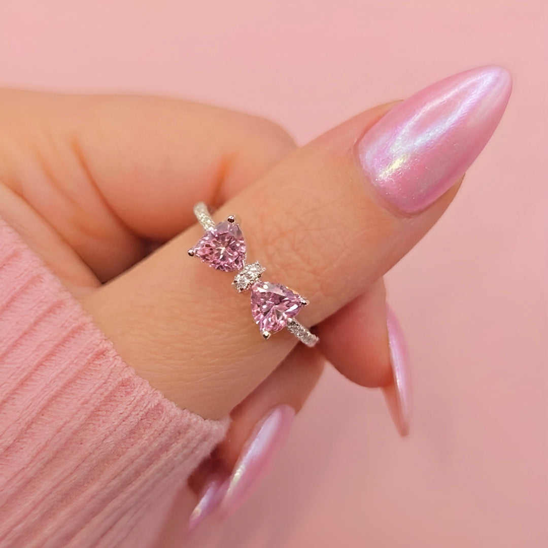 PINK BOW Ring