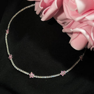 DAINTY FLOWERS Necklace S925 Sterling Silver