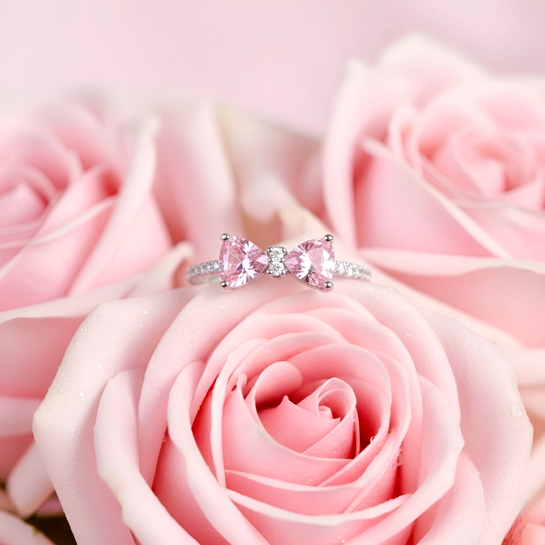 PINK BOW Ring