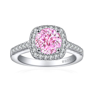 PINK DIAMOND Ring S925 Sterling Silver