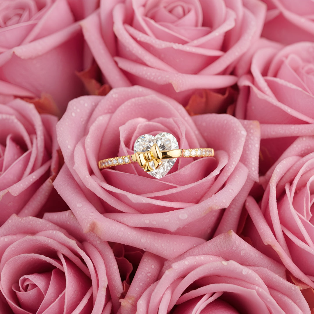 GIFTED Promise Ring (Heart & Bow)