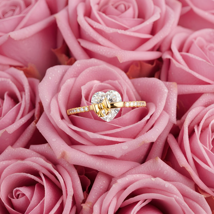 GIFTED Promise Ring (Heart & Bow)