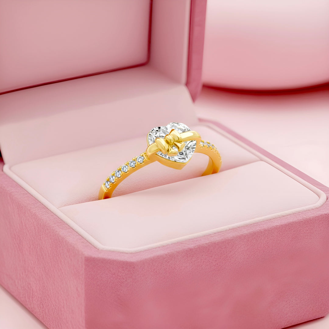 GIFTED Promise Ring (Heart & Bow)