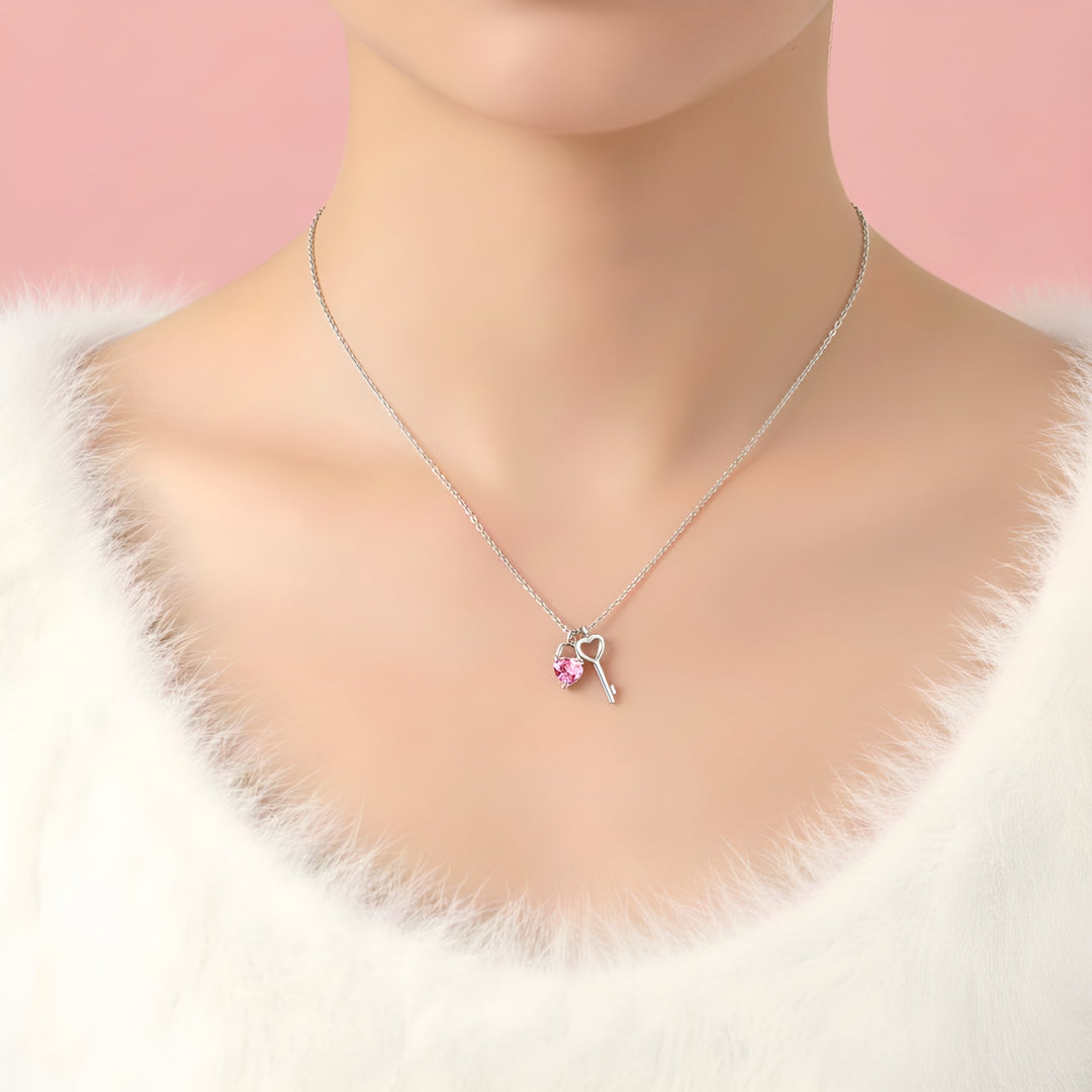 (SILVER) KEY TO MY HEART Necklace
