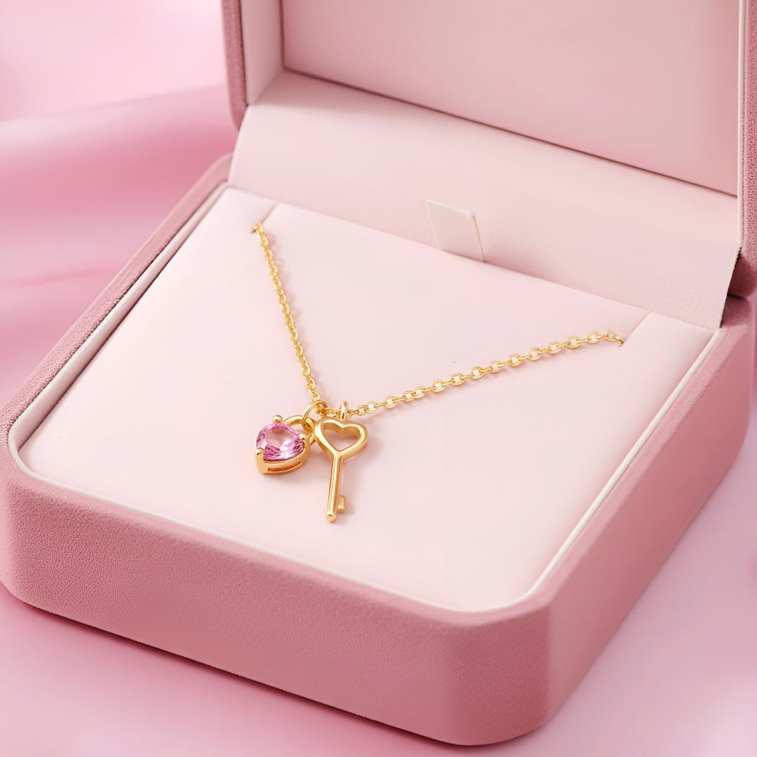 (GOLD) KEY TO MY HEART Necklace