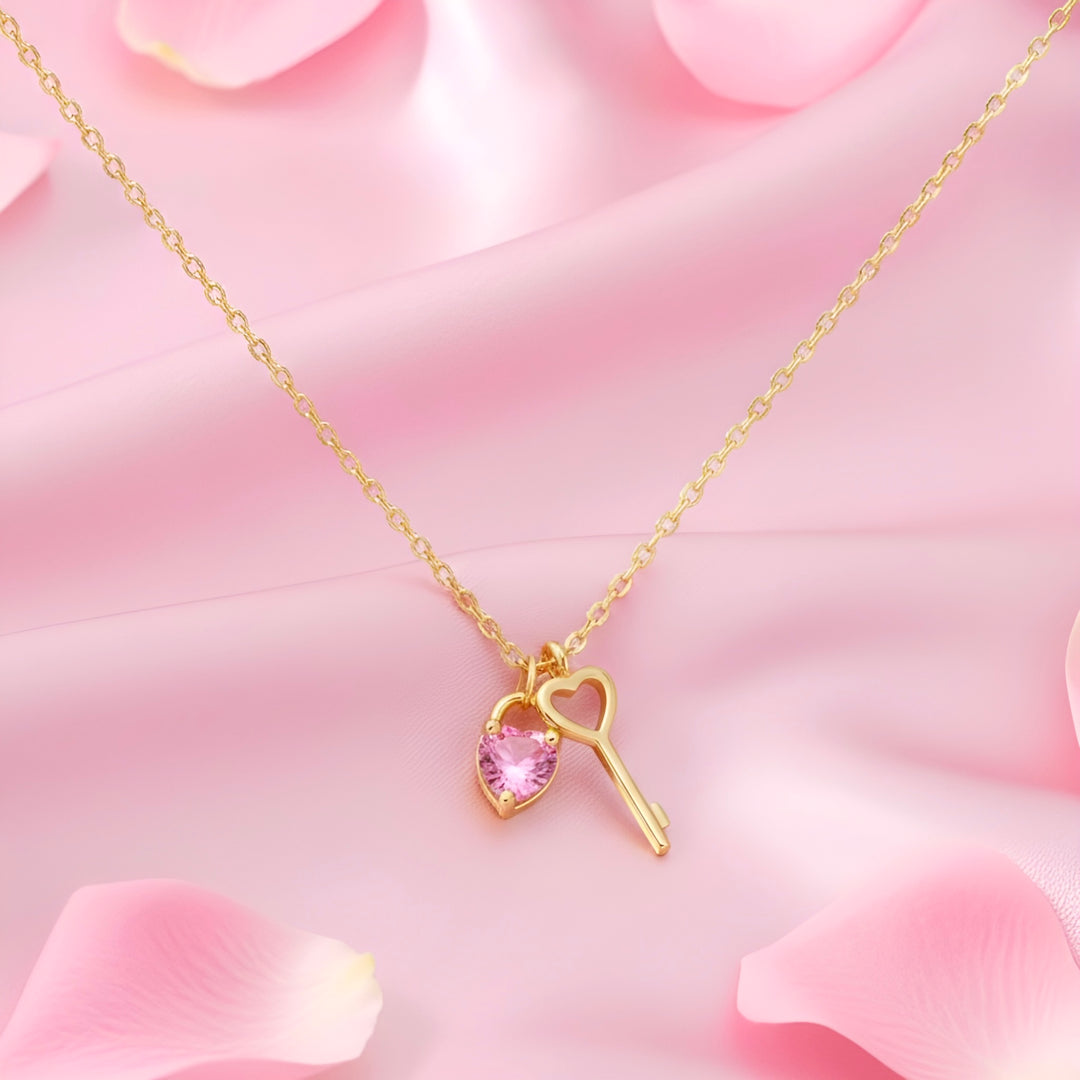 (GOLD) KEY TO MY HEART Necklace