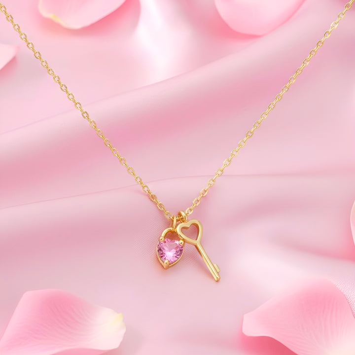 (GOLD) KEY TO MY HEART Necklace