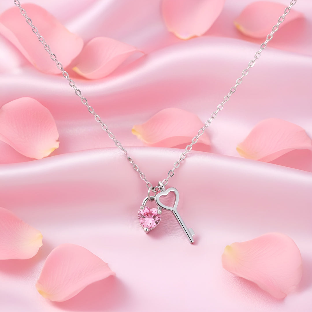 (SILVER) KEY TO MY HEART Necklace