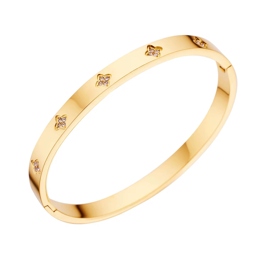 SIGNATURE Bangle Bracelet (Silver or Gold)