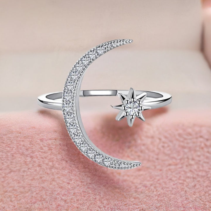 MOON AND STAR Ring