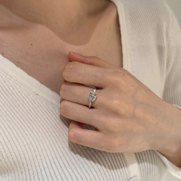 EVERLASTING Double Hearts Ring