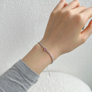 DAINTY HEART Bracelet S925 Sterling Silver