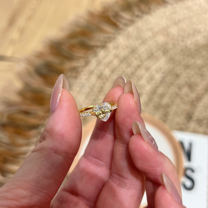 GIFTED Promise Ring (Heart & Bow)