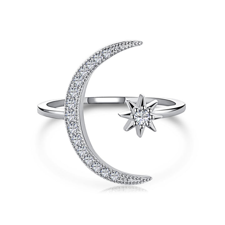 MOON AND STAR Ring