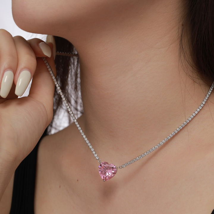 (PINK) HEART OF LOVE Necklace