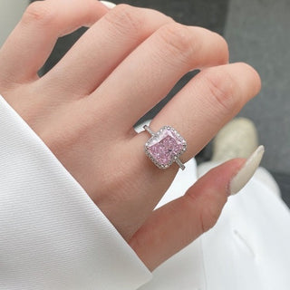 (PINK) ICY QUEEN Ring S925 Sterling Silver