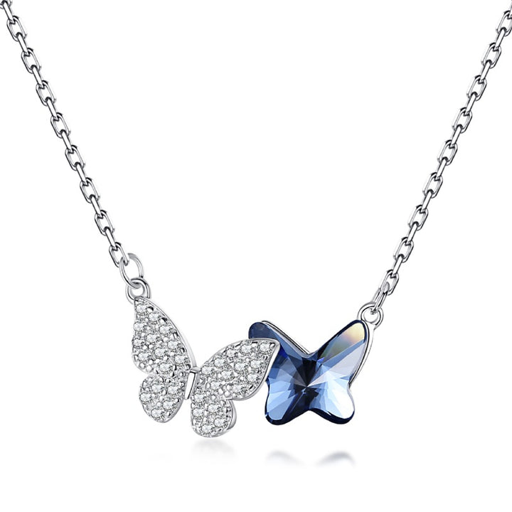 BLUE BUTTERFLIES Necklace