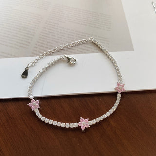 DAINTY FLOWERS Bracelet S925 Sterling Silver