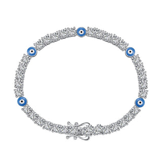 EVIL EYES Diamond Bracelet S925 Sterling Silver