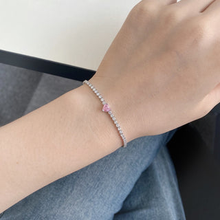 DAINTY HEART Bracelet S925 Sterling Silver