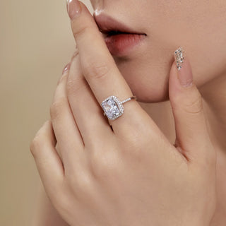 (WHITE) ICY QUEEN Ring S925 Sterling Silver