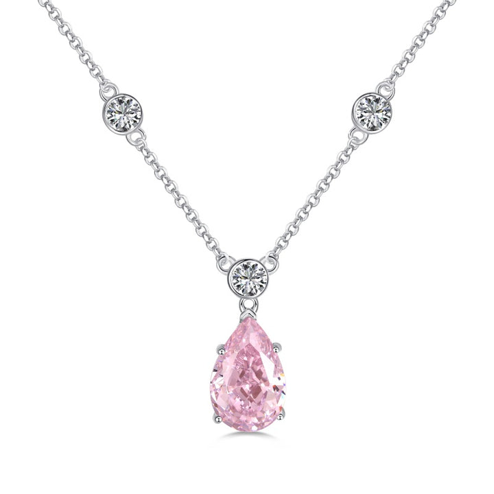 PINK TEAR-DROP Necklace