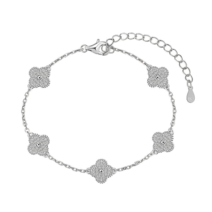 (SILVER) RICH CLOVER Bracelet