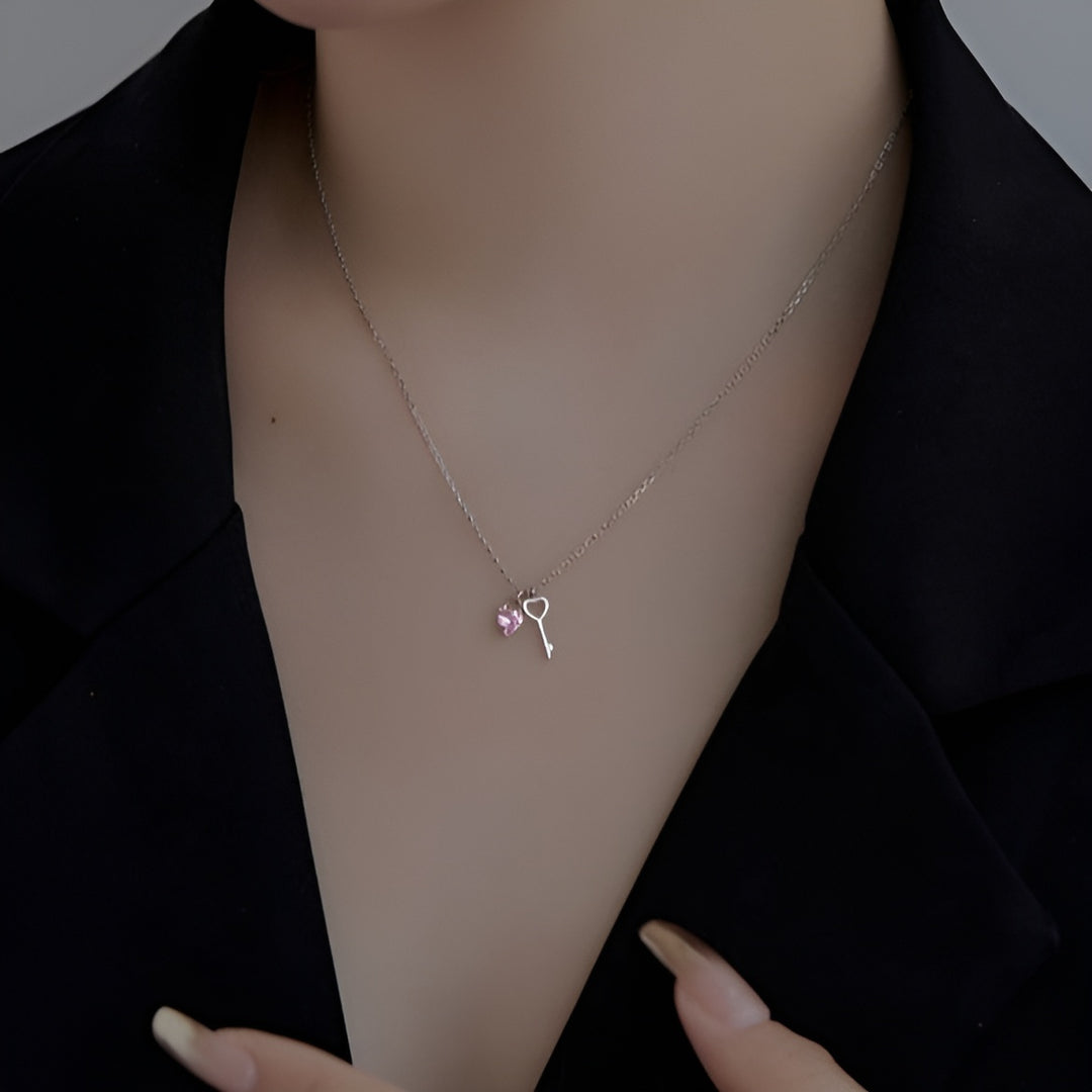 (SILVER) KEY TO MY HEART Necklace