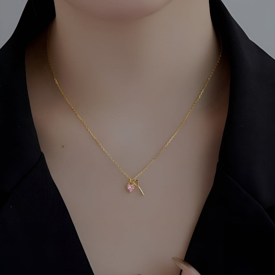 (GOLD) KEY TO MY HEART Necklace