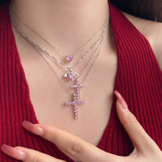 PINK CUPID Necklace S925 Sterling Silver