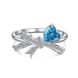 (BLUE) VALENTINE Ring S925 Sterling Silver