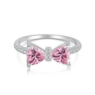 PINK BOW Ring S925 Sterling Silver