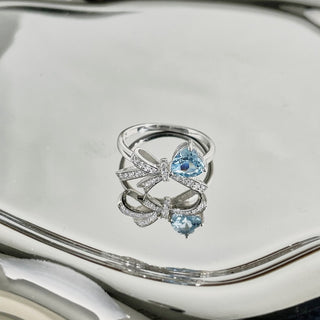 (BLUE) VALENTINE Ring S925 Sterling Silver
