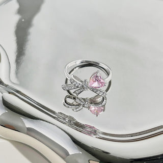 (PINK) VALENTINE Ring S925 Sterling Silver