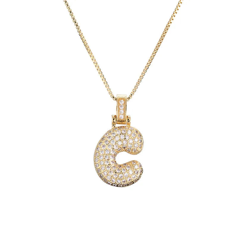 BUBBLE INITIALS Necklace